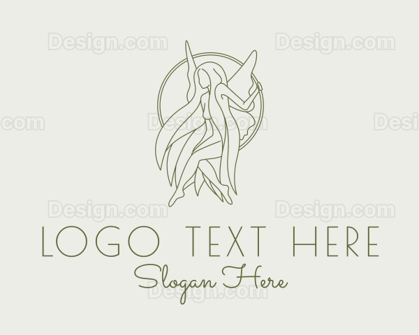 Fairy Goddess Hair Logo