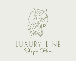 Fairy Goddess Hair  logo design