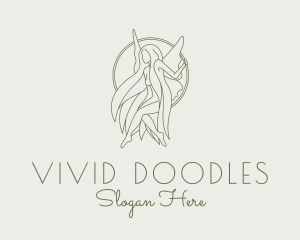 Fairy Goddess Hair  logo design