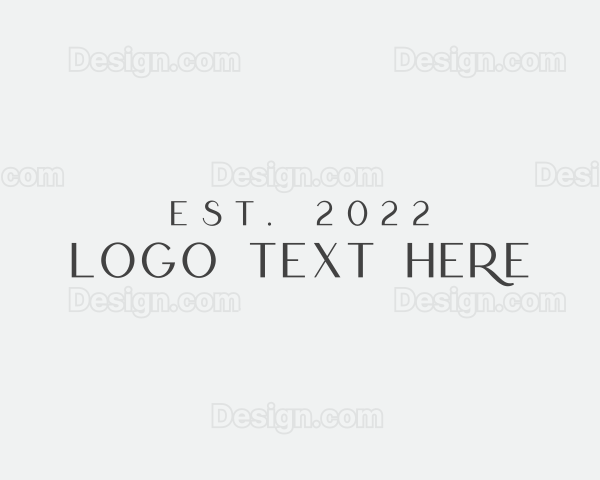 Generic Brand Wordmark Logo