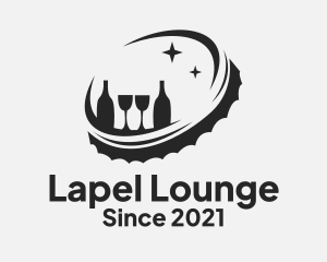 Beer Cap Lounge Bar logo design