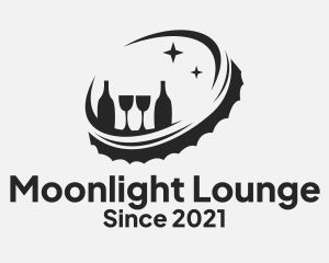 Beer Cap Lounge Bar logo design