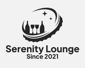 Beer Cap Lounge Bar logo design