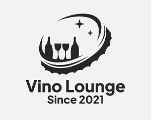 Beer Cap Lounge Bar logo design