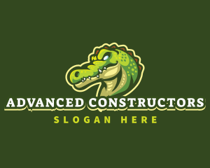 Alligator Crocodile Mascot logo design