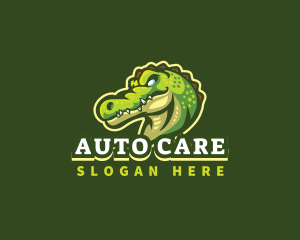 Alligator Crocodile Mascot logo design