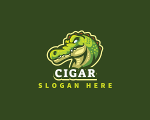 Alligator Crocodile Mascot logo design