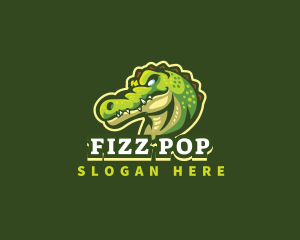 Alligator Crocodile Mascot logo design