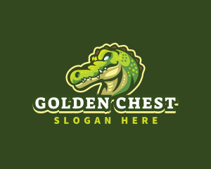 Alligator Crocodile Mascot logo design