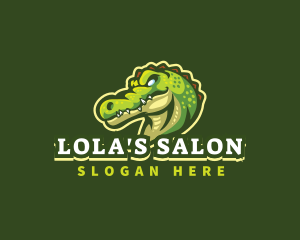 Alligator Crocodile Mascot logo design