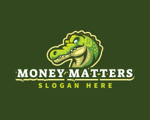 Alligator Crocodile Mascot logo design