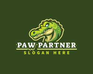 Alligator Crocodile Mascot logo design