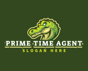 Alligator Crocodile Mascot logo design