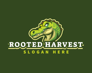 Alligator Crocodile Mascot logo design