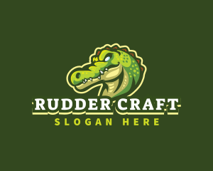 Alligator Crocodile Mascot logo design