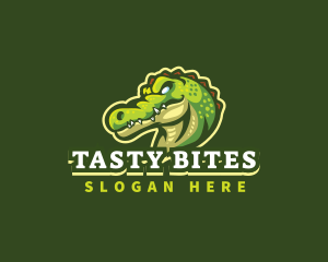 Alligator Crocodile Mascot logo