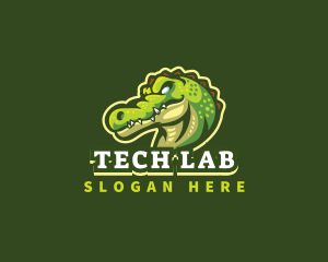 Alligator Crocodile Mascot logo design