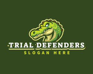 Alligator Crocodile Mascot logo design