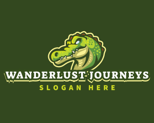Alligator Crocodile Mascot logo