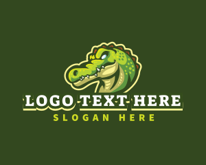 Mascot - Alligator Crocodile Mascot logo design