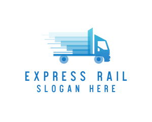 Express Delivery Truck logo design