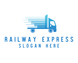 Express Delivery Truck logo design