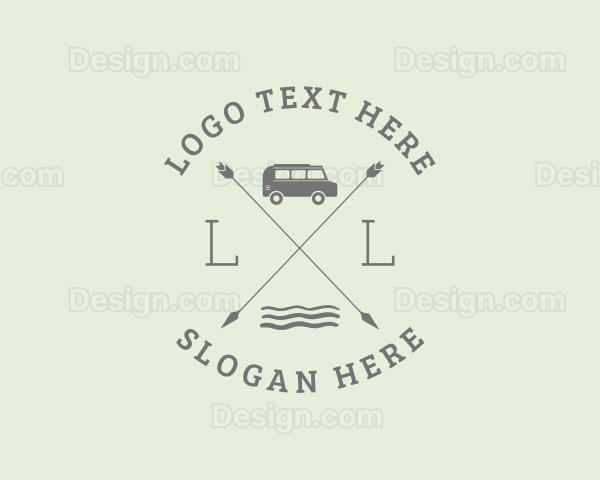 Camper Van Travel Logo