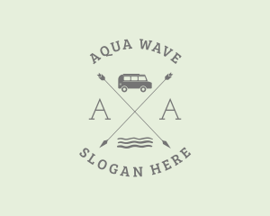 Camper Van Travel logo design