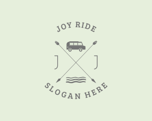 Camper Van Travel logo design