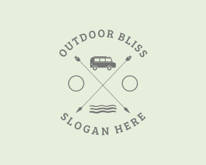 Camper Van Travel logo design