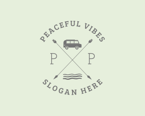 Camper Van Travel logo design