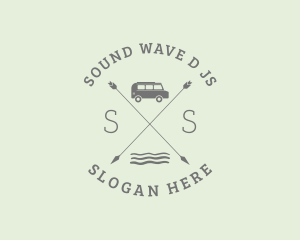 Camper Van Travel logo design