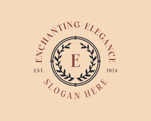 Elegant Wreath Event logo design