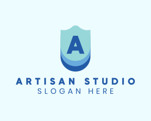 Shield Academy Studio Agency logo design