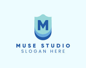 Shield Academy Studio Agency logo design