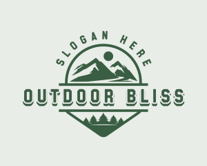 Mountain Peak Adventure logo design