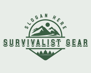 Mountain Peak Adventure logo design