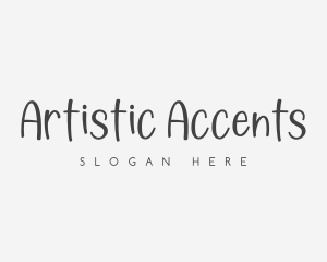 Artist Handwritten Business logo design