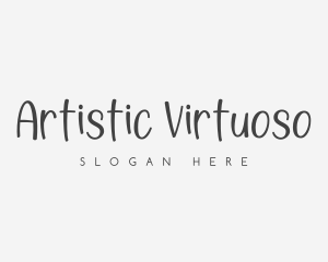 Artist Handwritten Business logo design