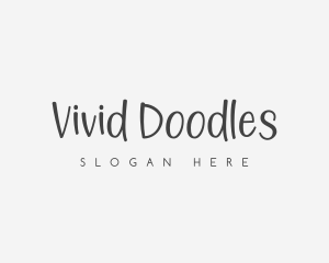 Artist Handwritten Business logo design