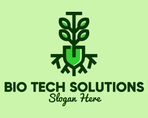 Green Eco Tree Planting  logo design