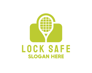 Green Tennis Lock logo