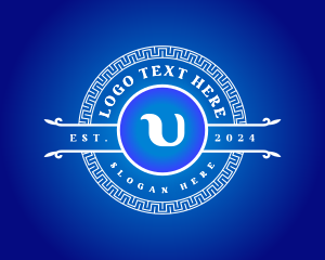 Greek Upsilon Letter U logo