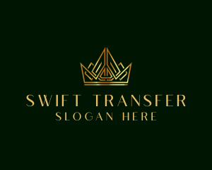 Gold Luxury Crown Logo