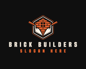 Window Brick Trowel logo design