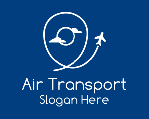 Air Travel Location logo design