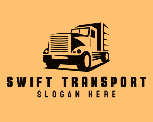 Transport Truck Vehicle logo