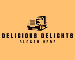 Transport Truck Vehicle Logo