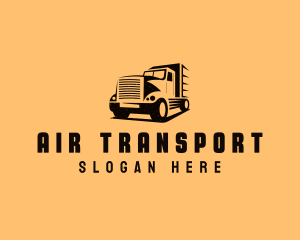 Transport Truck Vehicle logo design