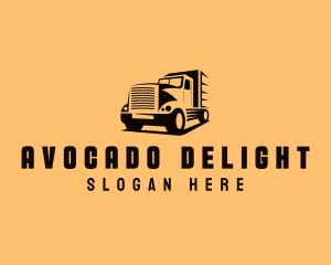 Transport Truck Vehicle logo design